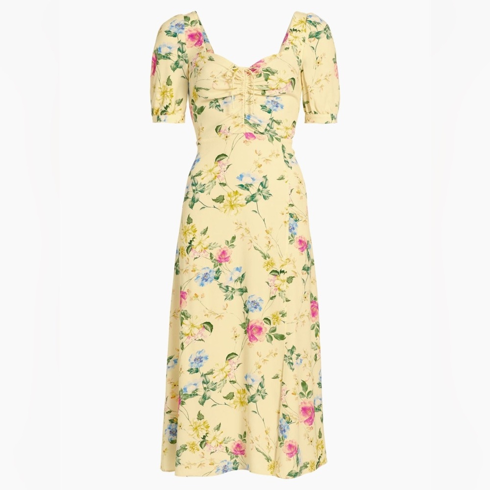 Favorite Daughter - The Vineyard Floral Midi Dress, size 4 🌸